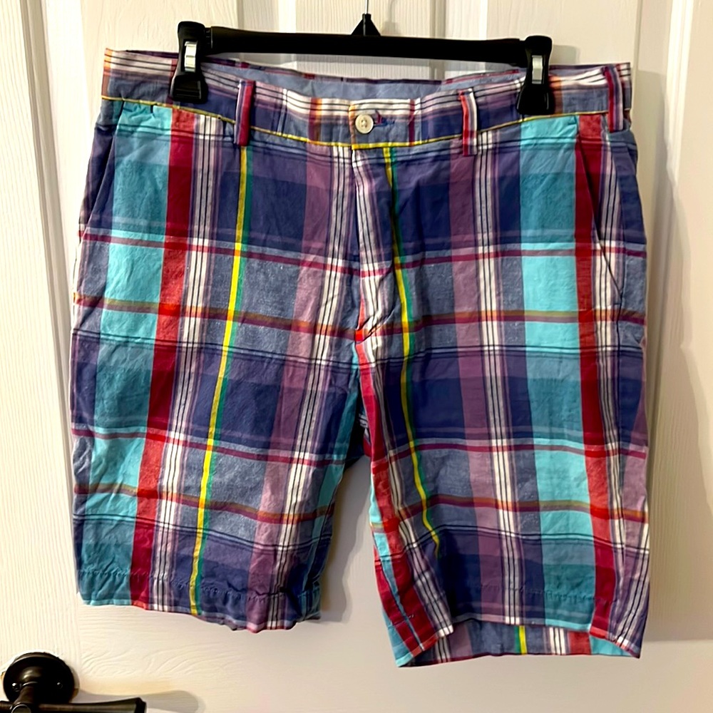 Polo plaid shorts